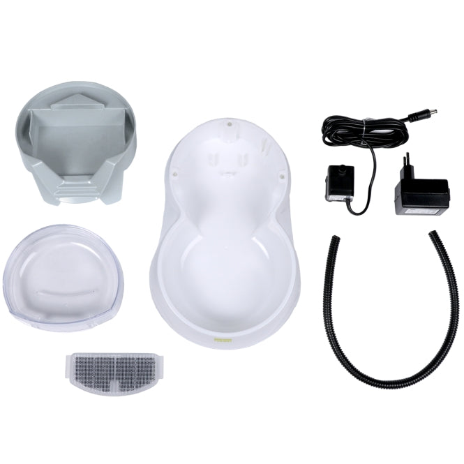EBI Pet Feeder 2in1 – Futter- und Trinkstation – Grau