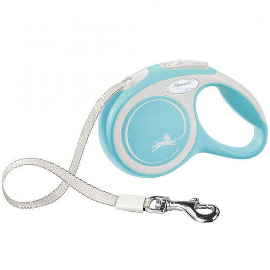 Flexi New Comfort Gurt-Rollleine – 3m, bis 12kg - hellblau
