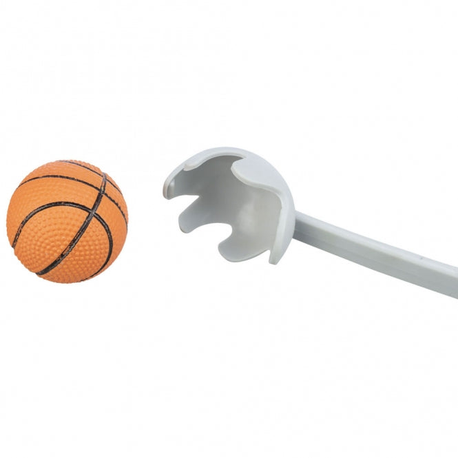 Trixie Ballschleuder mit schwimmfähigem Ball – 4,5/40 cm