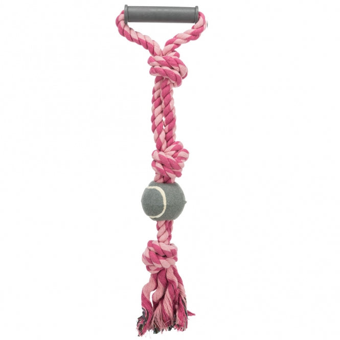 Trixie Spieltau mit Tennisball – 50 cm – Produktansicht