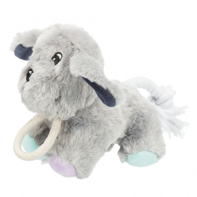 Trixie Junior Plüschhund mit Tau – 24 cm – Produktansicht