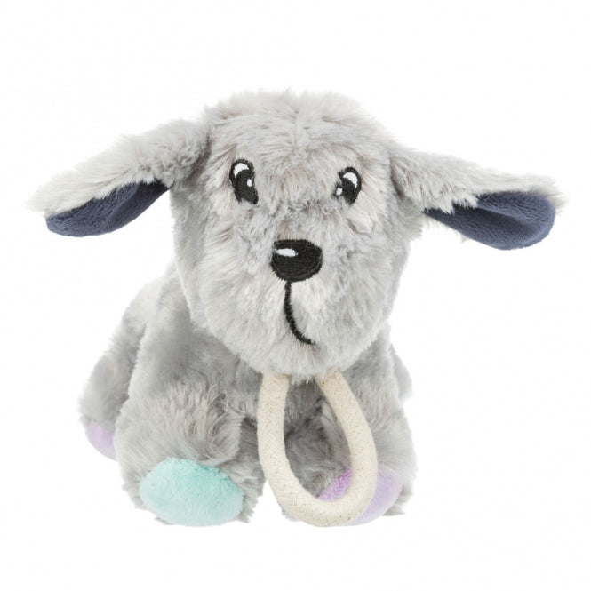 Trixie Junior Plüschhund mit Tau – 24 cm – Produktansicht