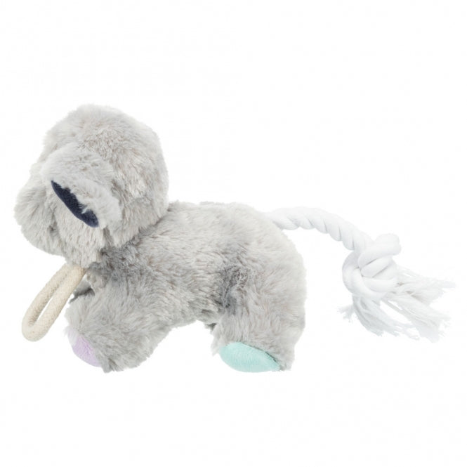 Trixie Junior Plüschhund mit Tau – 24 cm – Produktansicht