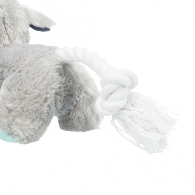 Trixie Junior Plüschhund mit Tau – 24 cm – Produktansicht
