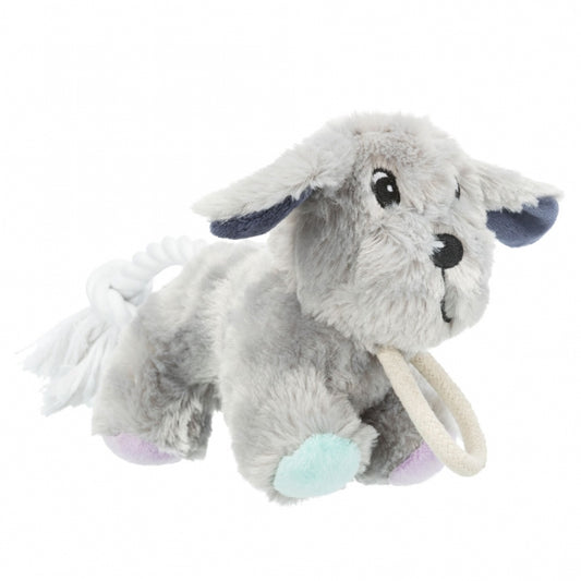 Trixie Junior Plüschhund mit Tau – 24 cm – Produktansicht