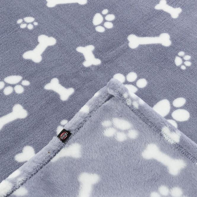 Trixie Kenny Kuscheldecke für Hunde und Katzen – Blau - 75 × 50 cm