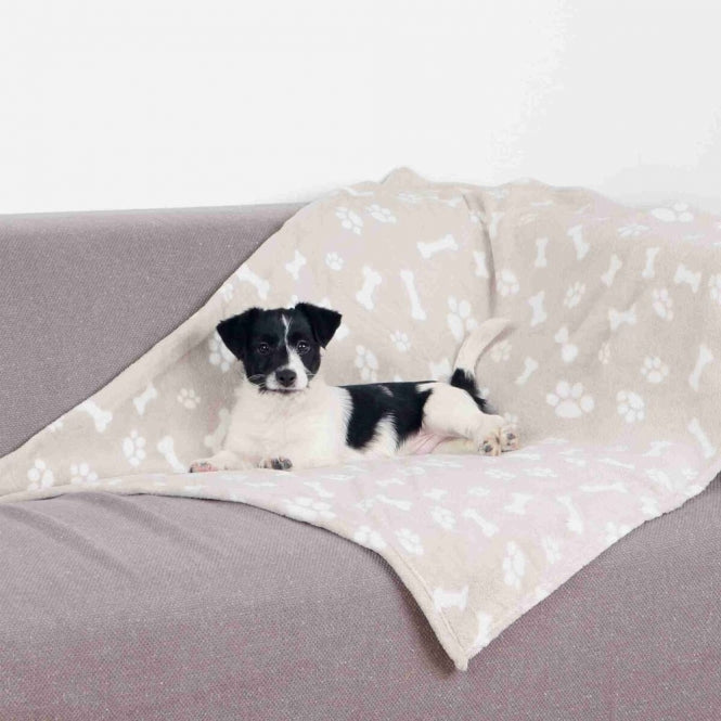 Trixie Kenny Kuscheldecke für Hunde und Katzen – Beige - 150 × 100 cm