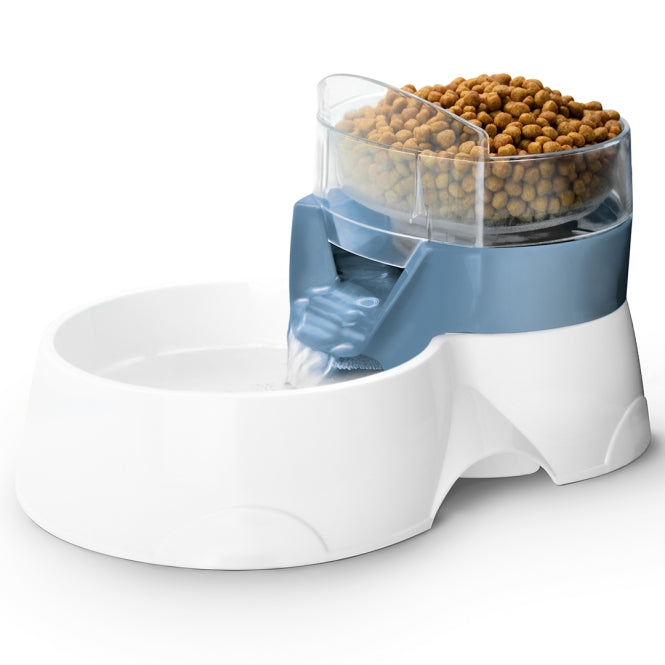 EBI Pet Feeder 2in1 – Futter- und Trinkstation – Blau