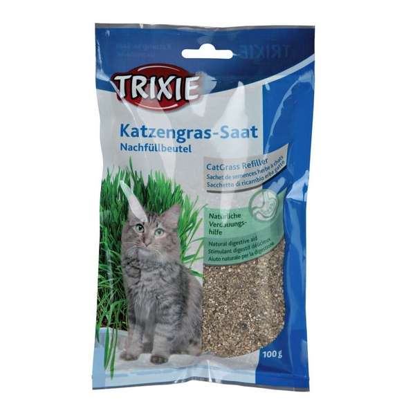 Trixie Katzengras Nachfüllbeutel – ca. 100 g