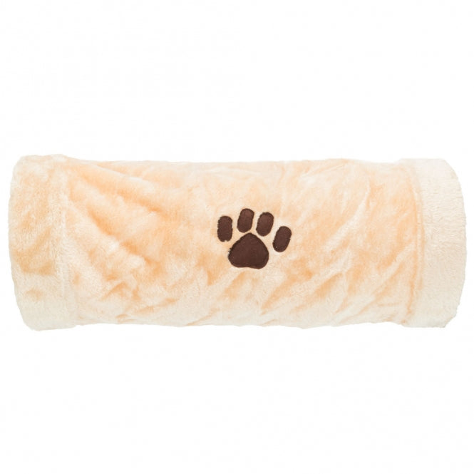 Trixie Crunch Plüschtunnel für Katzen – 60 cm – Beige