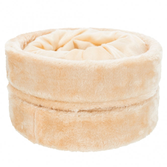 Trixie Crunch Plüschtunnel für Katzen – 60 cm – Beige