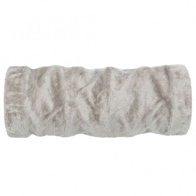 Trixie Crunch Plüschtunnel für Katzen – 60 cm – Grau