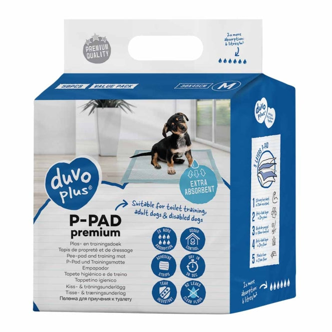 Duvoplus Premium Welpenunterlagen und Hygiene-Pads – 7st - 30x45cm
