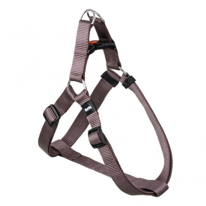 Karlie ASP Step&Go Hundegeschirr aus Nylon – Braun - 10 mm, 36-52 cm