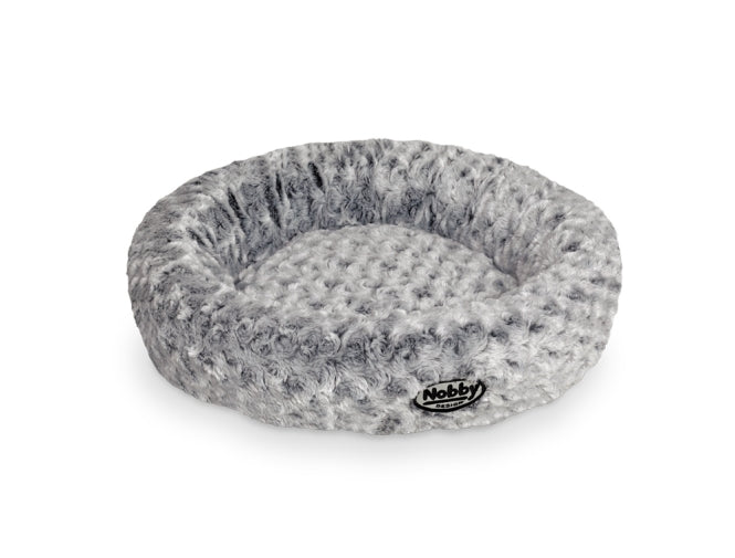 Nobby Katzen-Donutbett Arusha – schwarz meliert
