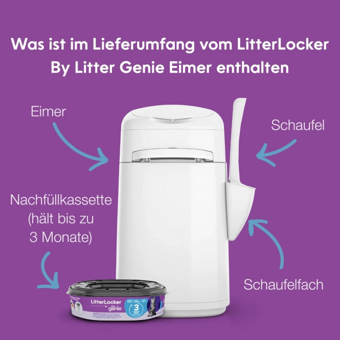 LitterLocker by Litter Genie Katzenstreu-Entsorgungseimer – Produktansicht