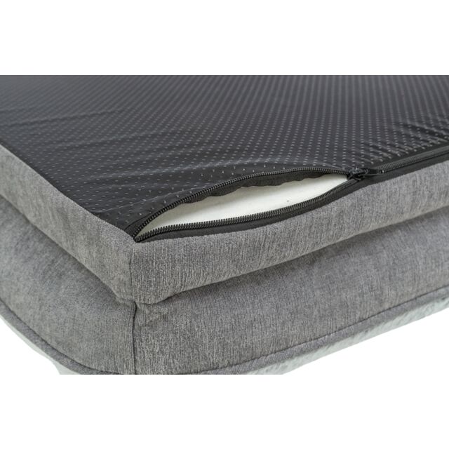 Trixie Vital Bett Lino Soft – grau/hellgrau